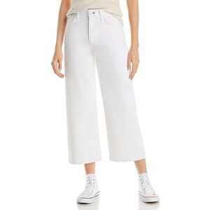 Rag & Bone Womens Andi White High Rise Ankle Denim Wide Leg Jeans NWT